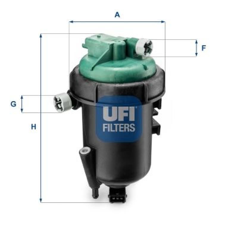 Bild von UFI Luftfilter Filtereinsatz 30.677.00 Motorluftfilter,Filter für Luft FIAT,JEEP,ALFA ROMEO,500X (334_),Renegade SUV (BU, B1),Compass (MP, M6)