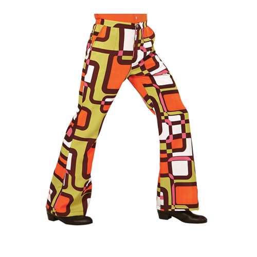 Bild von WIDMANN Hippie-Kostüm 70er Herrenhose Röhren