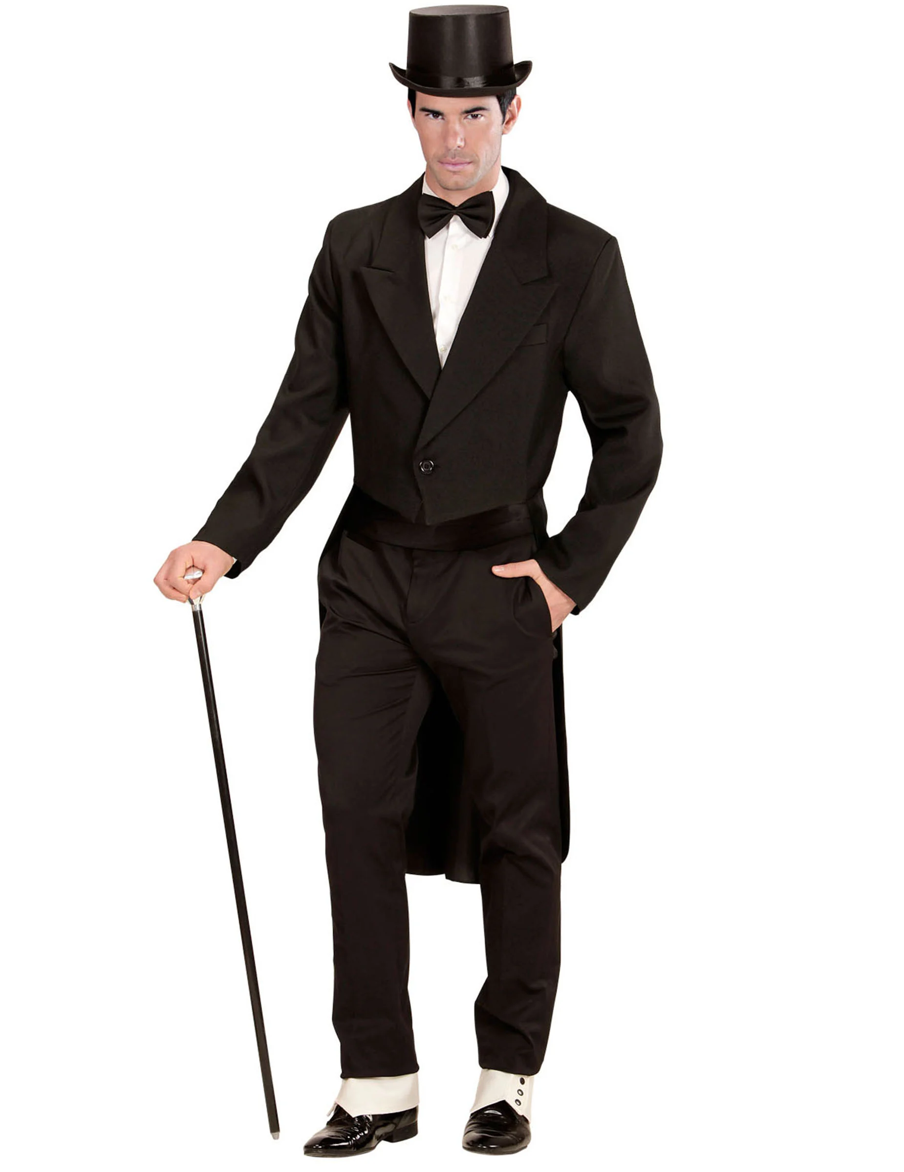 Bild von Widmann Schwarzer Herrenfrack - Zirkus Kostüm für Karneval (XL)