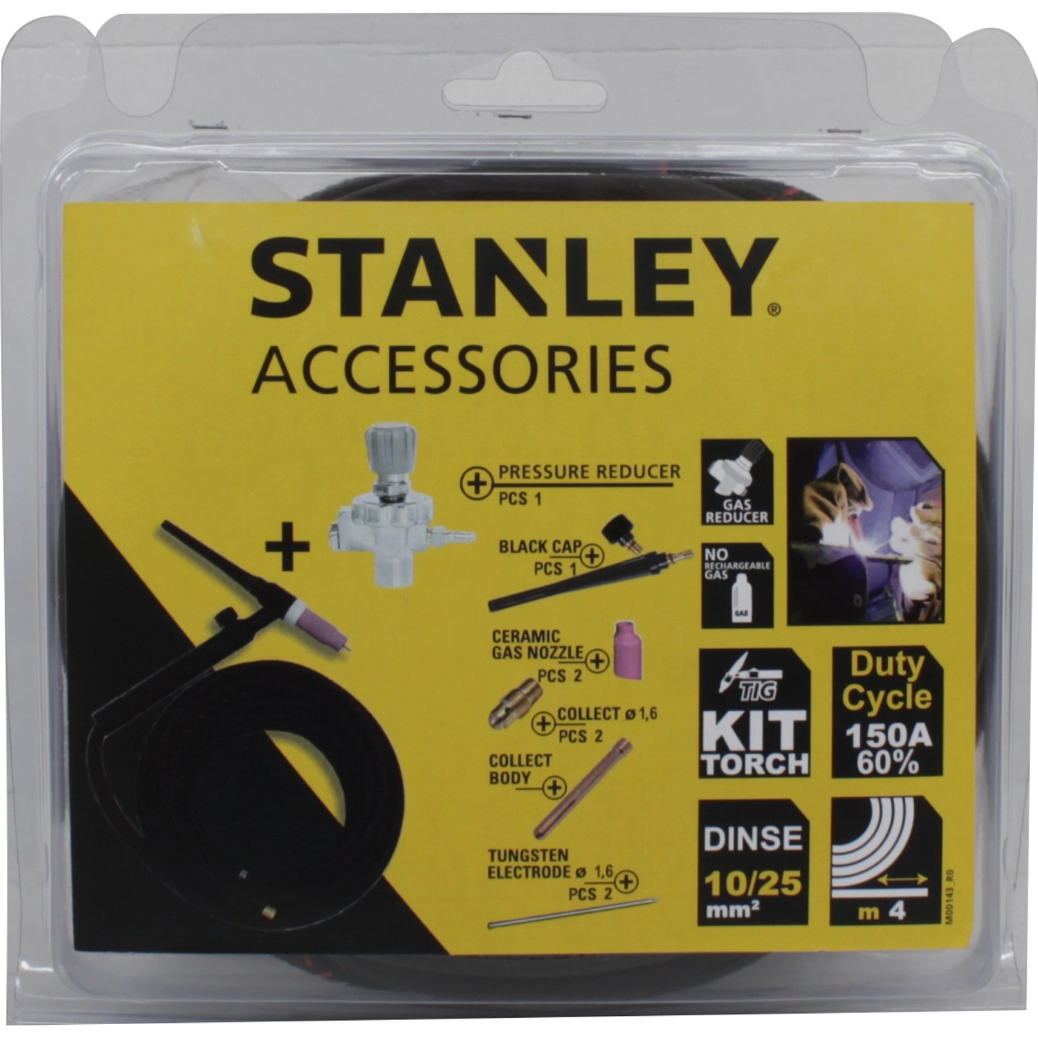 Bild von Stanley WIG Schlauchbrenner Set mit Druckminderer