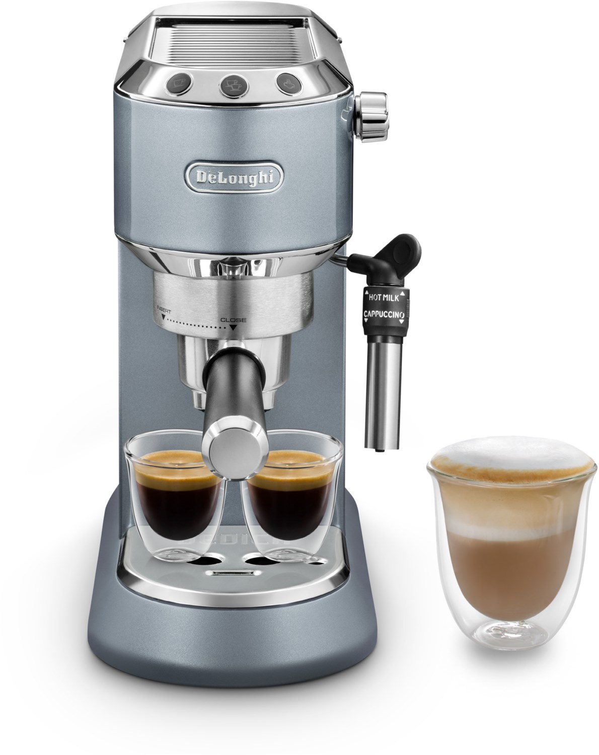 Bild von De’Longhi EC785.AE Espressomaschine Dedica Metallics silber