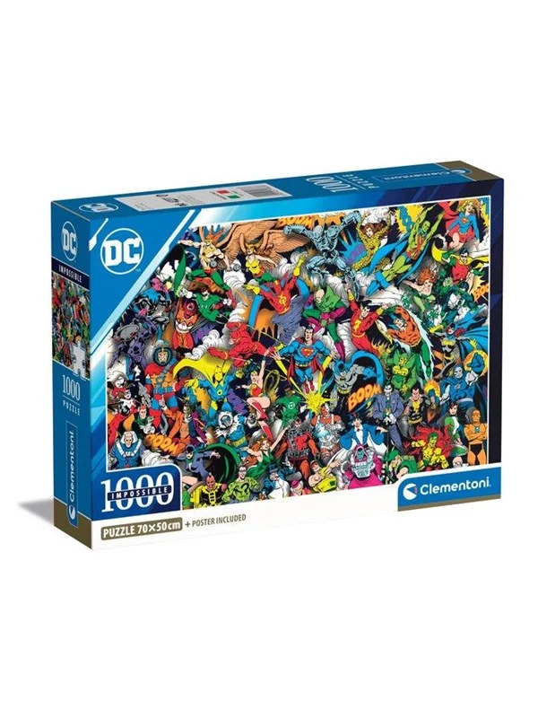 Bild von Clementoni DC Comics Justice League "Impossible" Challenge Jigsaw Puzzle (1000)