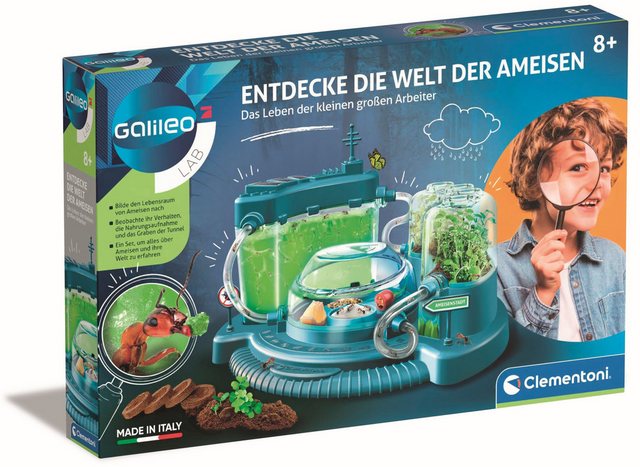 Bild von Clementoni 59362 Galileo Entdecke die Welt der Ameisen Experimentier-Set ab 8 Jahre
