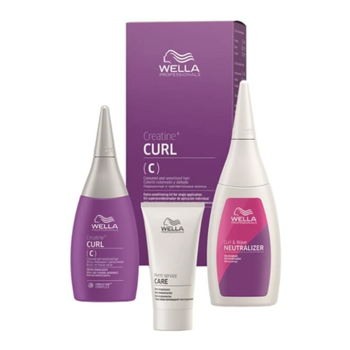 Bild von Wella Creatine+ Curl C Hair Kit Dauerwellset für Coloriertes Haar