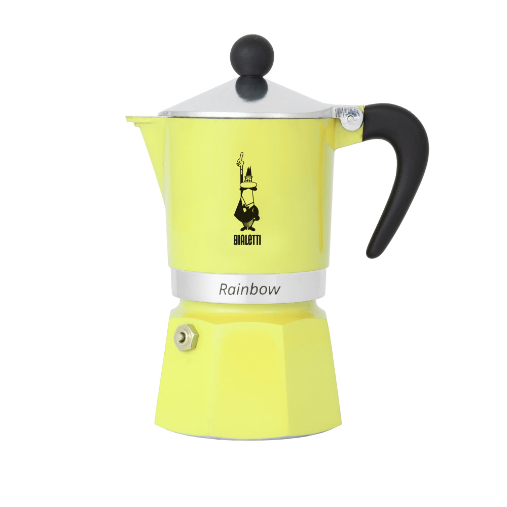 Bild von Bialetti Primavera Rainbow Espressokocher gelb 6 Tassen