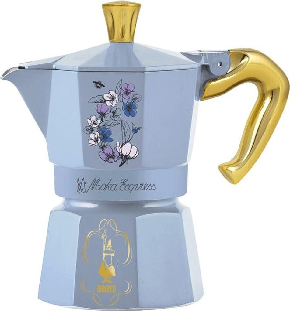 Bild von Bialetti Moka Express Bridgerton Espressokocher himmelblau 3 Tassen