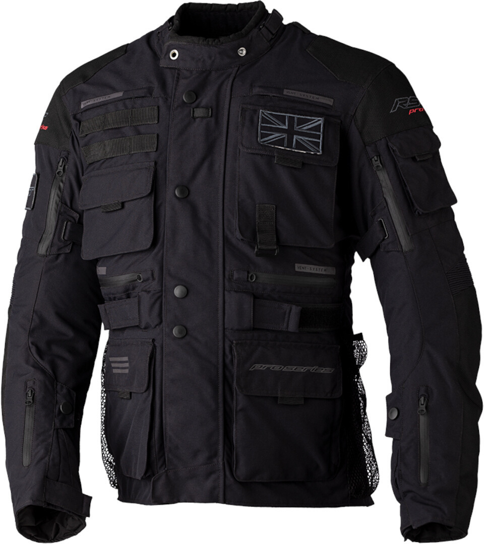 Bild von RST Pro Series Ambush wasserdichte Motorrad Textiljacke, schwarz, Größe XL für Männer