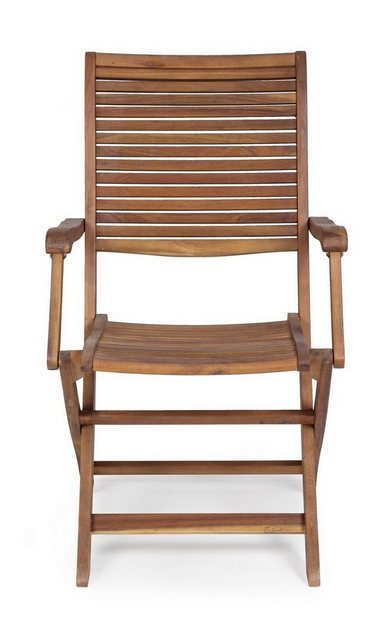Bild von Natur24 Gartenstuhl 2er Set Stühle 55 x 64 x 94 cm Akazienholz Natur