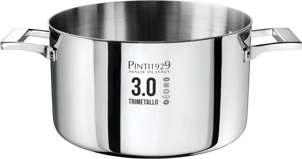 Bild von PINTINOX Fleischtopf "Century 3.0", Aluminium, (1 tlg.), Boden und Seitenwände komplett aus 3 Schicht Material, Induktion
