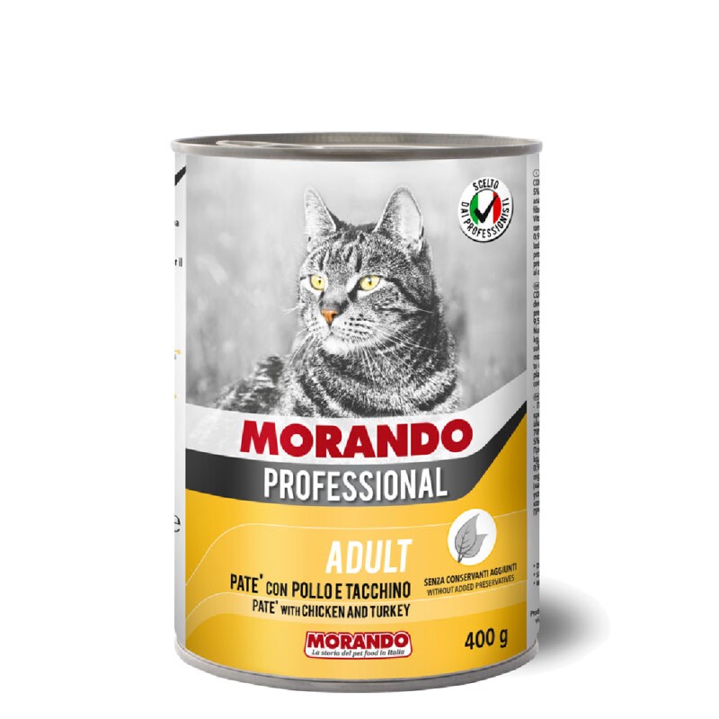 Bild von MORANDO Pastete Adult 24x400g Truthahn