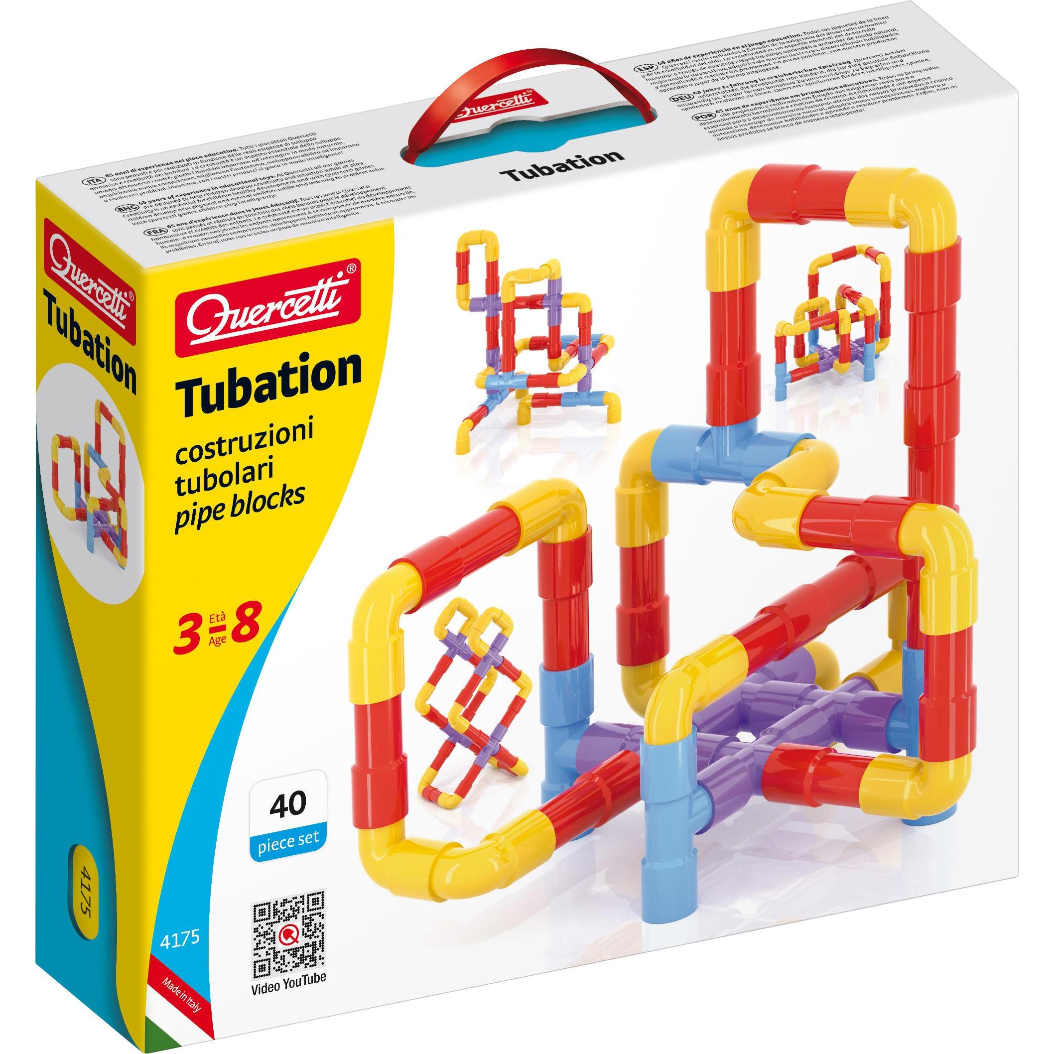 Bild von Quercetti Pipe Building Set 40dlg.