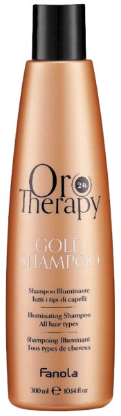 Bild von Fanola, Shampoo, Oro Therapy 24K Gold Shampoo - 300ml (300 ml, Flüssiges Shampoo)