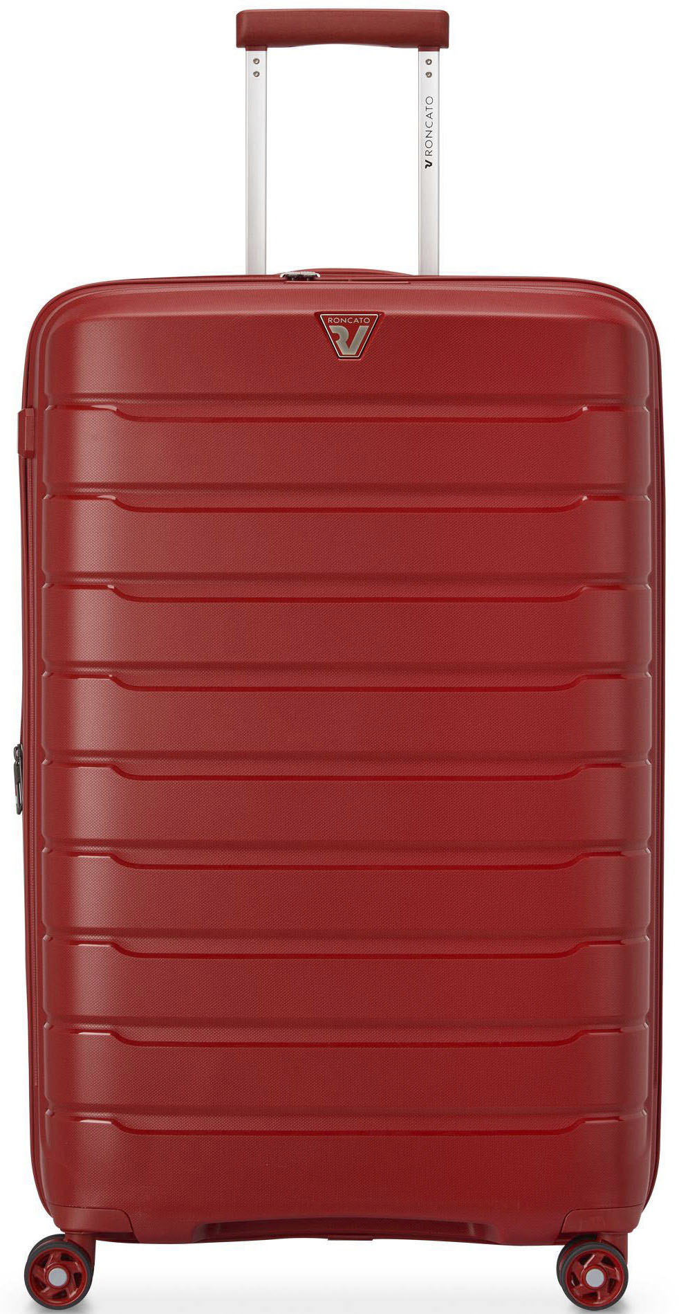 Bild von RONCATO Hartschalen-Trolley "B-FLYING, 76 cm, rot", 4 St. Rollen, Hartschalen-Koffer Reisegepäck mit Volumenerweiterung und TSA Schloss