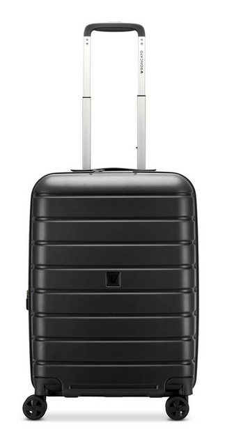 Bild von Roncato, Koffer, Relife 4 Rollen Kabinentrolley 55 cm mit Dehnfalte, Schwarz, (44 l, Handgepäck (bis 50l))