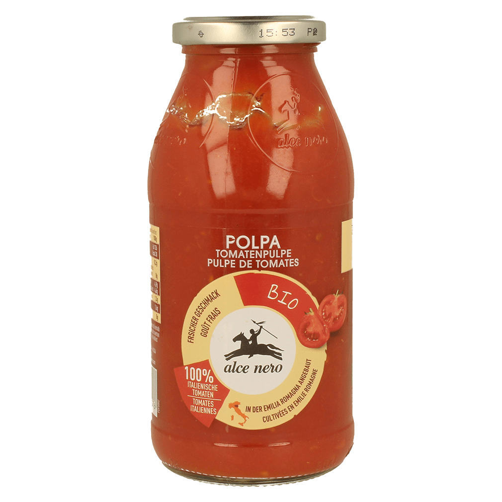 Bild von Alce Nero Tomatenpulpe, 500 g Glas