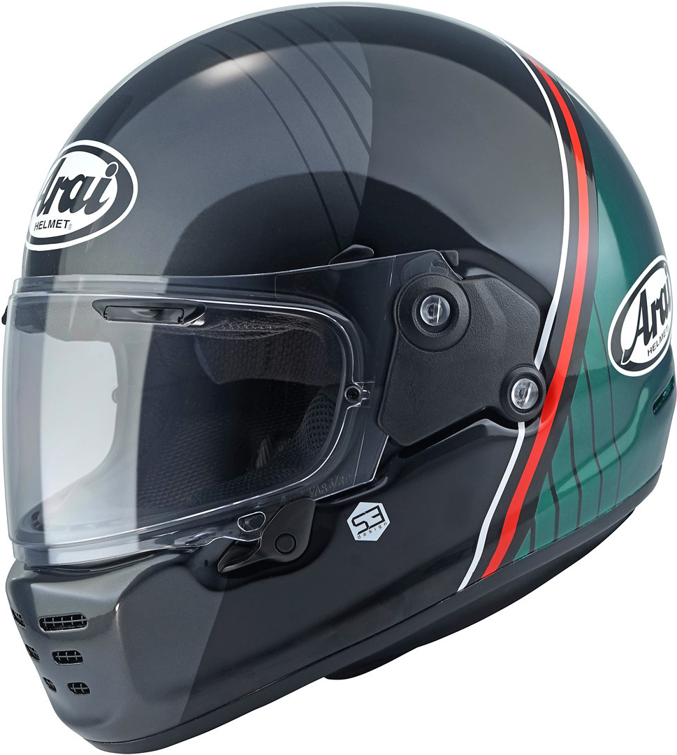 Bild von Arai Concept-XE Temu Helm, schwarz-grün, Größe S für Männer