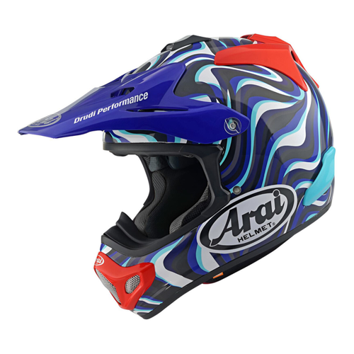 Bild von Arai MX-V EVO Stream Motocross Helm – Schwarz-mehrfarbig, Größe S