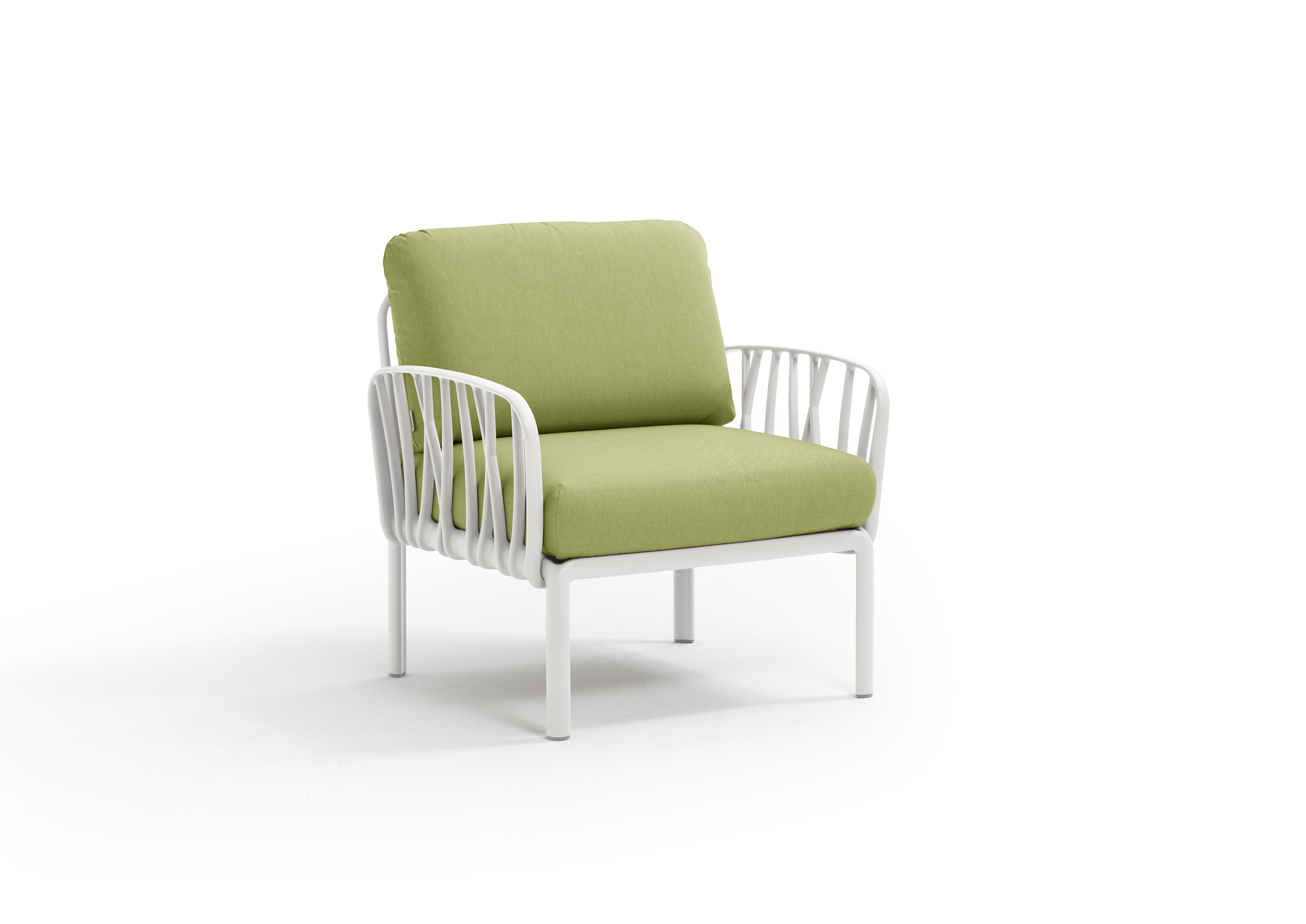 Bild von Nardi Komodo Poltrona - Garten Loungesessel - bianco/avocado Sunbrella