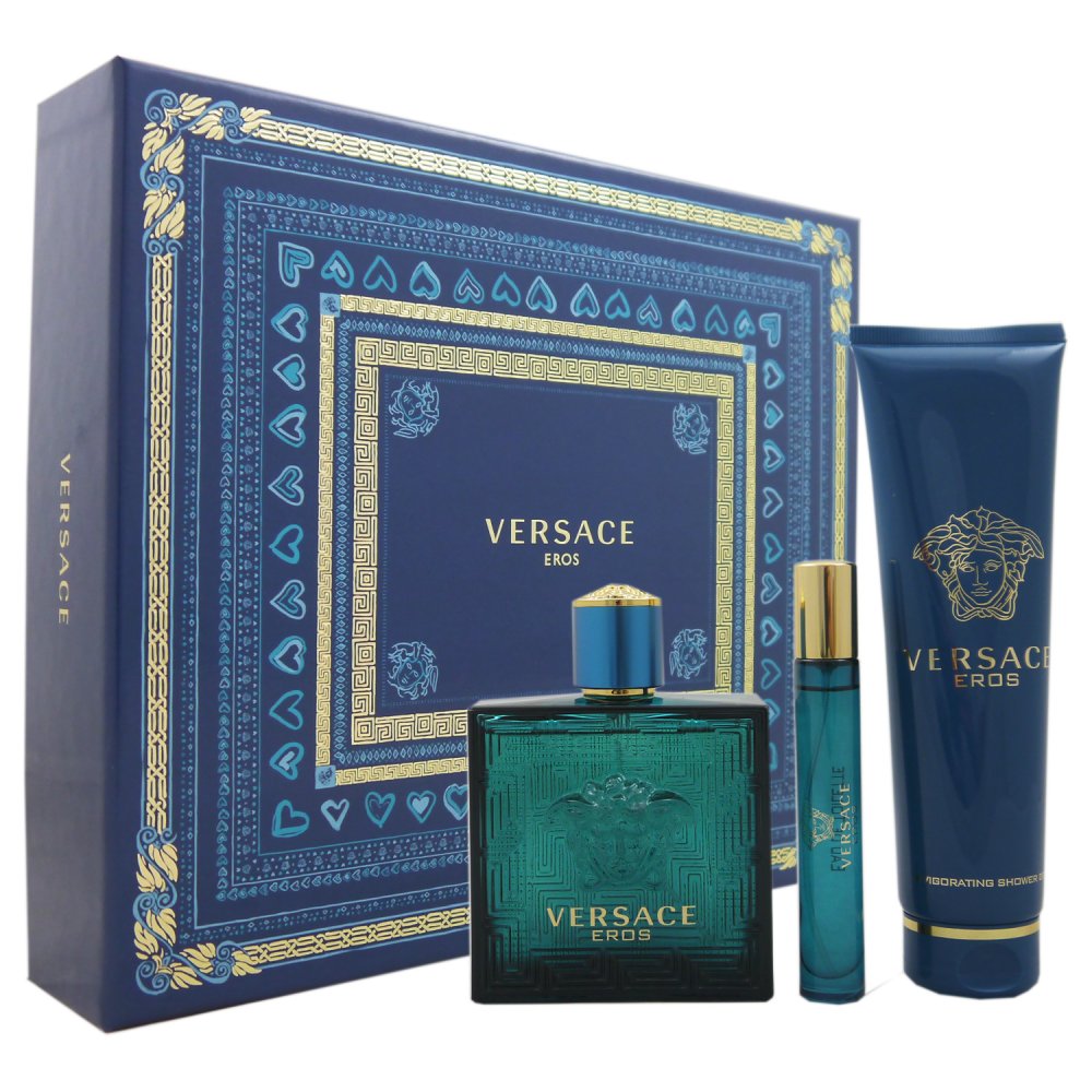 Bild von Versace Eau de Toilette Versace Eros Eau de Toilette EDT 100ml + EDT 10ml + SG 150ml