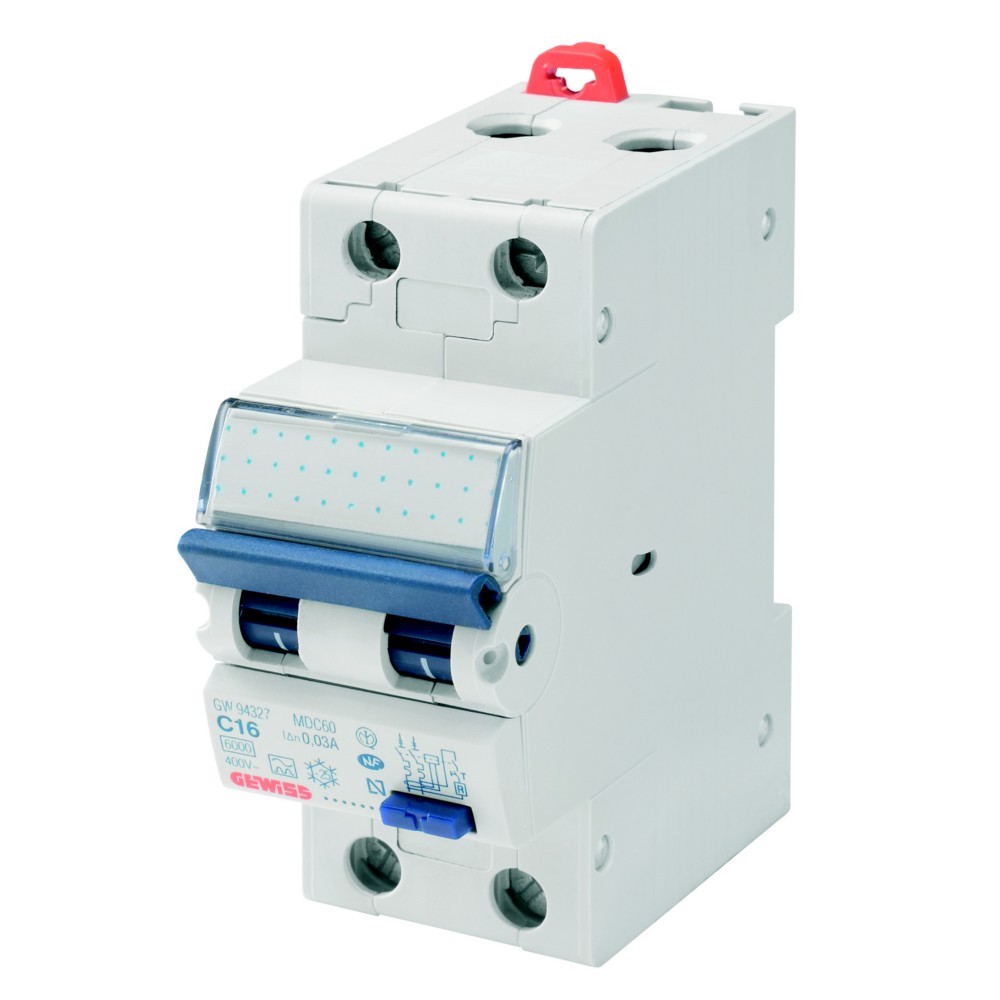 Bild von Gewiss GW95326 FI-Schutzschalter/Leitungsschutzschalter 10A