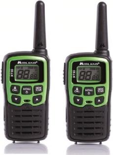 Bild von Midland XT30 PMR-Funkgerät für Einsteiger mit Akku und Ladekabel, C1177, Walkie Talkie mit hervorragender Sprachqualität, Farbe: grün