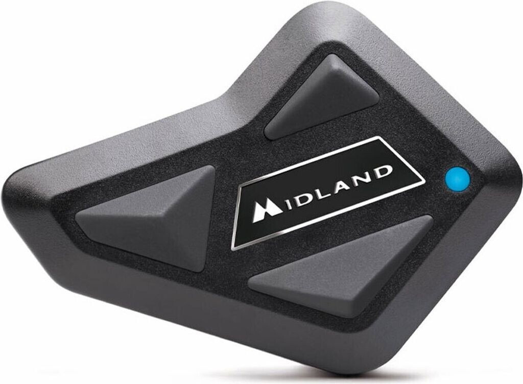 Bild von Midland BT Mini Single C1410, Bluetooth-Kommunikationssystem für Motorradfahrer, Helm-Headset mit Geräuschunterdrückung, Bike-to-Bike Kommunikation, Navigations- und Musik, 500 m, bis zu 3 Personen