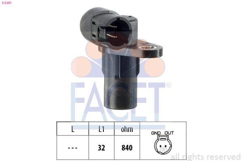 Bild von FACET Impulsgeber, Kurbelwelle  für RENAULT MITSUBISHI SUZUKI GENERAL MOTORS VAUXHALL VOLVO NISSAN OPEL 93857630 4414098 23731-AW30A 9.0291