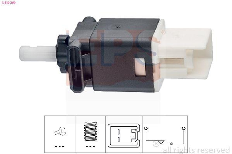 Bild von EPS 1.810.269 Bremslichtschalter mechanisch Made in Italy - OE Equivalent