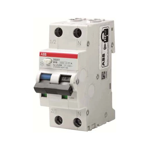 Bild von ABB Stotz S&amp;J FI/LS-Schalter 6kA, 1p+N DS201A-B10/0,03 - 2CSR255180R1105