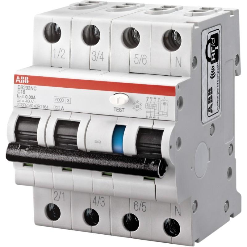 Bild von ABB 2CSR256140R1167 FI-Schutzschalter/Leitungsschutzschalter 4polig
