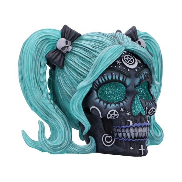 Bild von Nemesis Now Actionfigur Drop Dead Gorgeous Figur Skull Cute and Cosmic 20 cm
