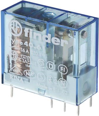 Bild von finder Zeitrelais Finder 40.61.9.012.4000 Printrelais 12 V/DC 16 A 1 Wechsler 1 St., (40.61.9.012.4000)