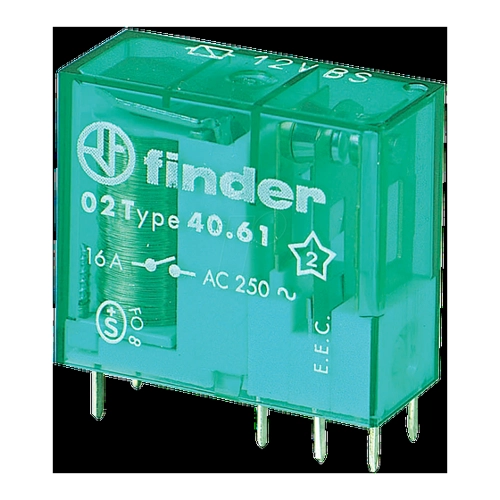 Bild von Finder 40.61.6.012.0000 Printrelais 12 V/AC und 12 V/DC