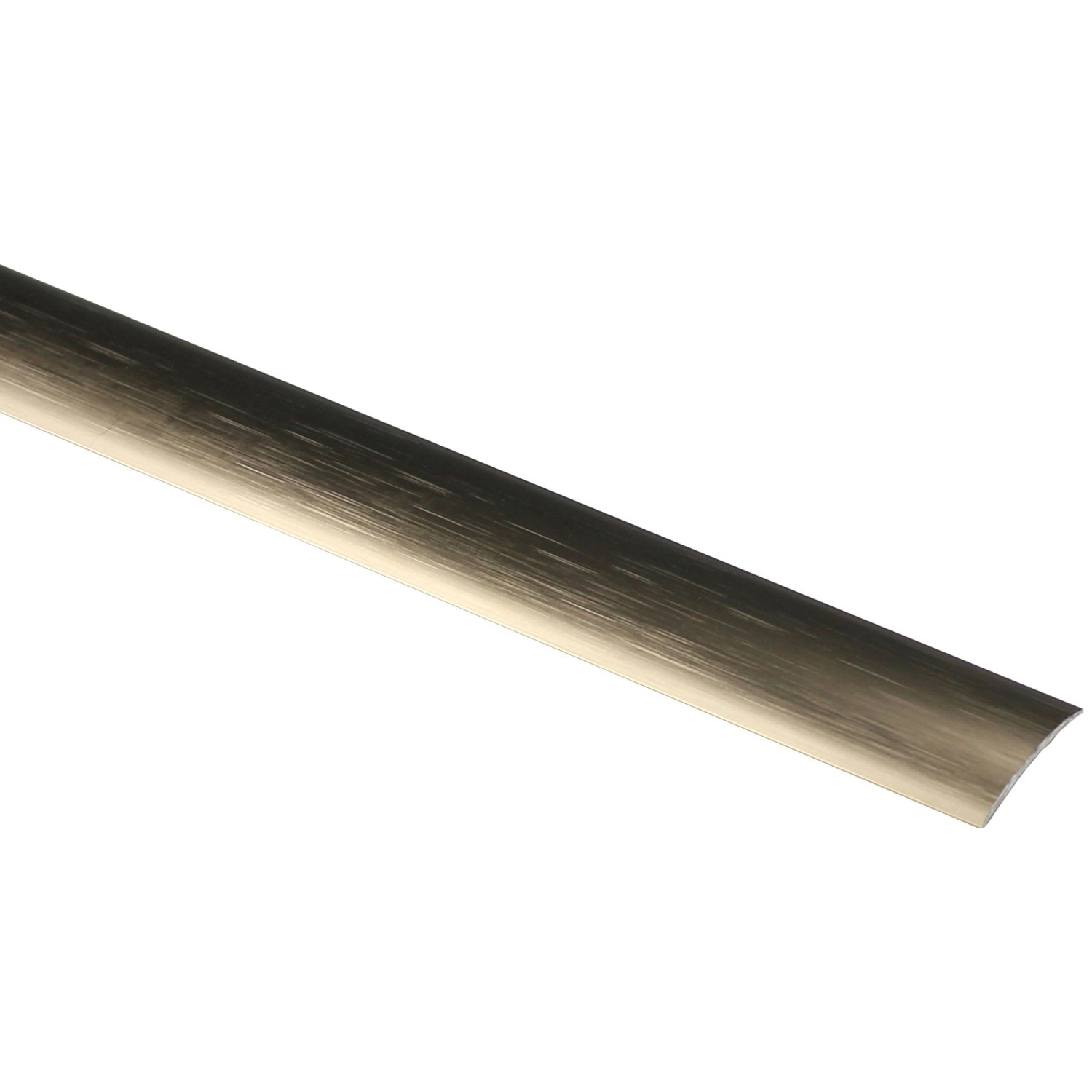 Bild von Übergangsprofil Semial Alu elox. Titan gebürstet 25 mm x 0,9 m klebend