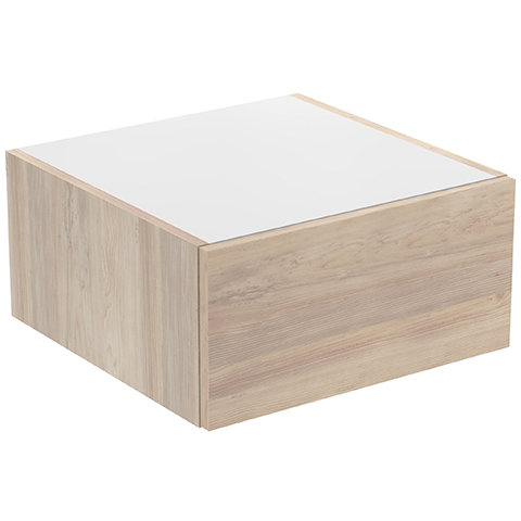 Bild von Ideal Standard Adapto Konsolen-Unterschrank, 1 Auszug, 500mm, Farbe: Pinie hell Dekor