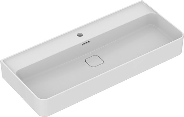 Bild von Ideal Standard Strada II Waschtisch T3646, 1 Hahnloch, Unterseite geschliffen, 1000 mm, Farbe: Weiß mit Ideal Plus