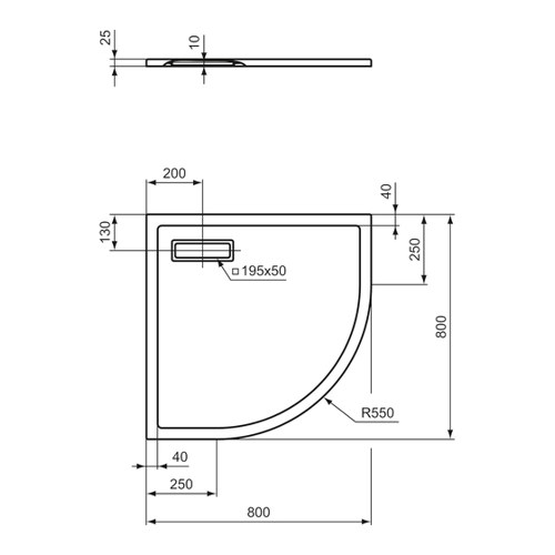 Bild von Ideal Standard T4491V1 Ultra Flat New Eckteller – Ein Review