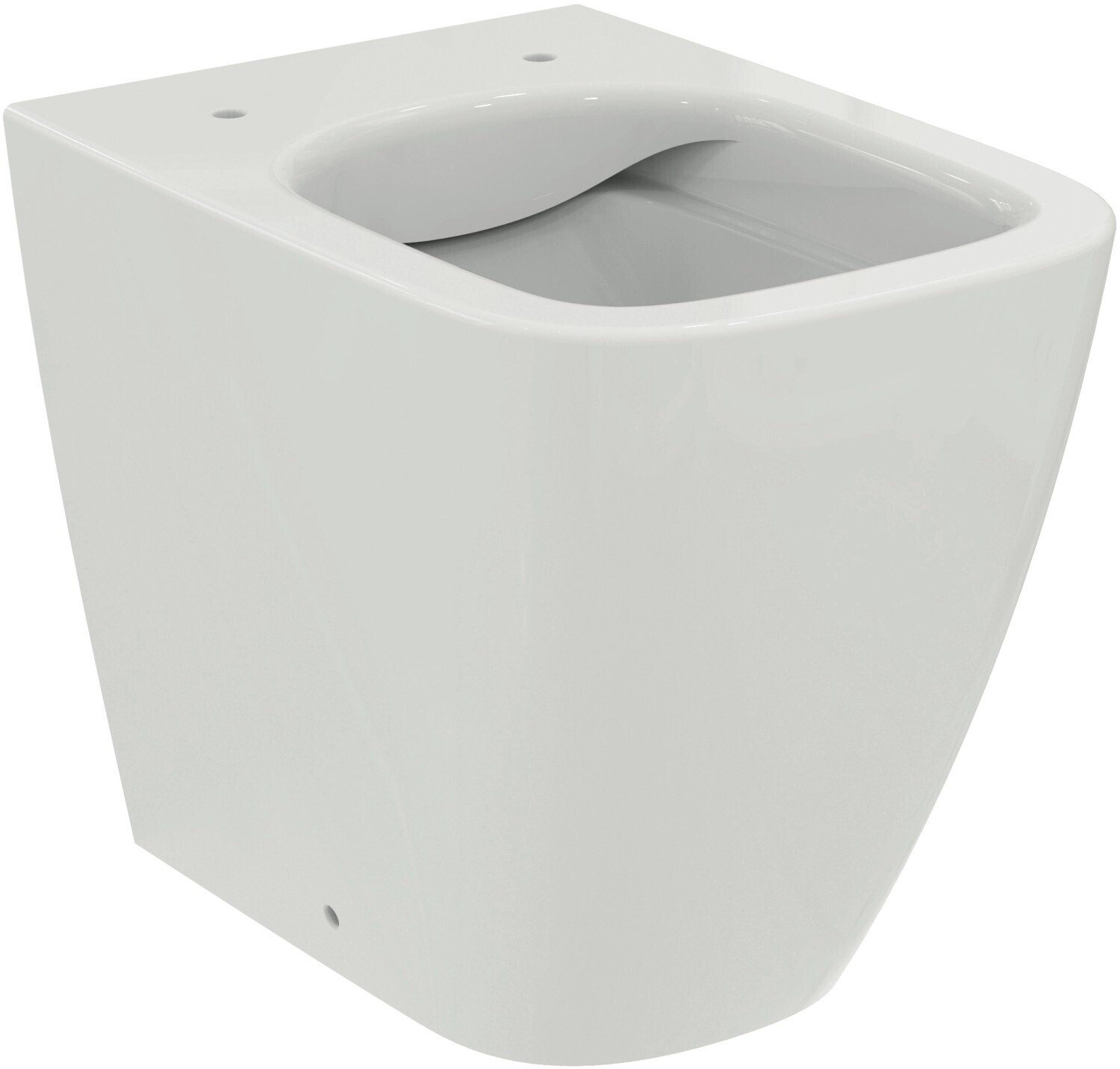 Bild von Ideal Standard - i.life S Stand-WC RimLS+ Kompakt mit einer geringer Tiefe von nur 48 cm, Sitz separat zu erwerben. Weiß