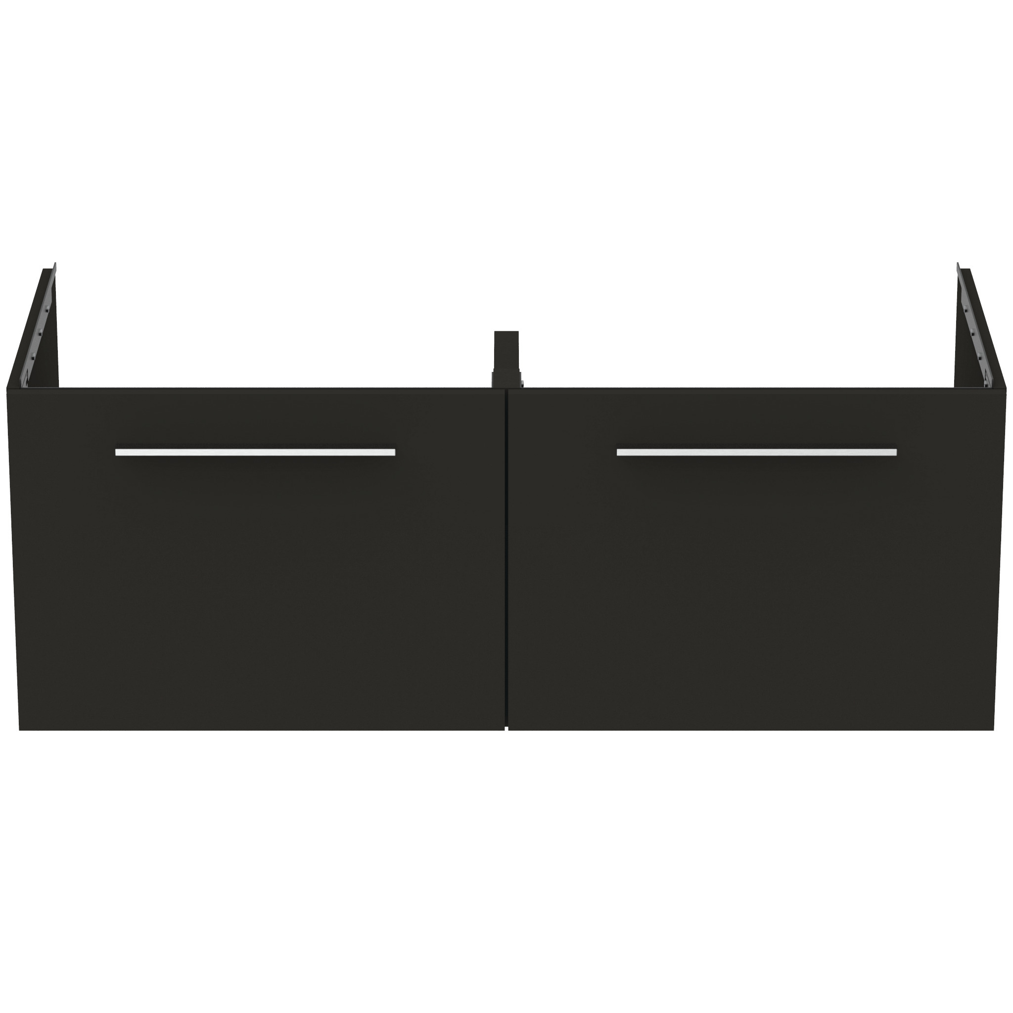 Bild von Ideal Standard Waschtischunterschrank i.life B 2 Auszüge 1200x505x440mm Carbongrau matt, T5277NV T5277NV