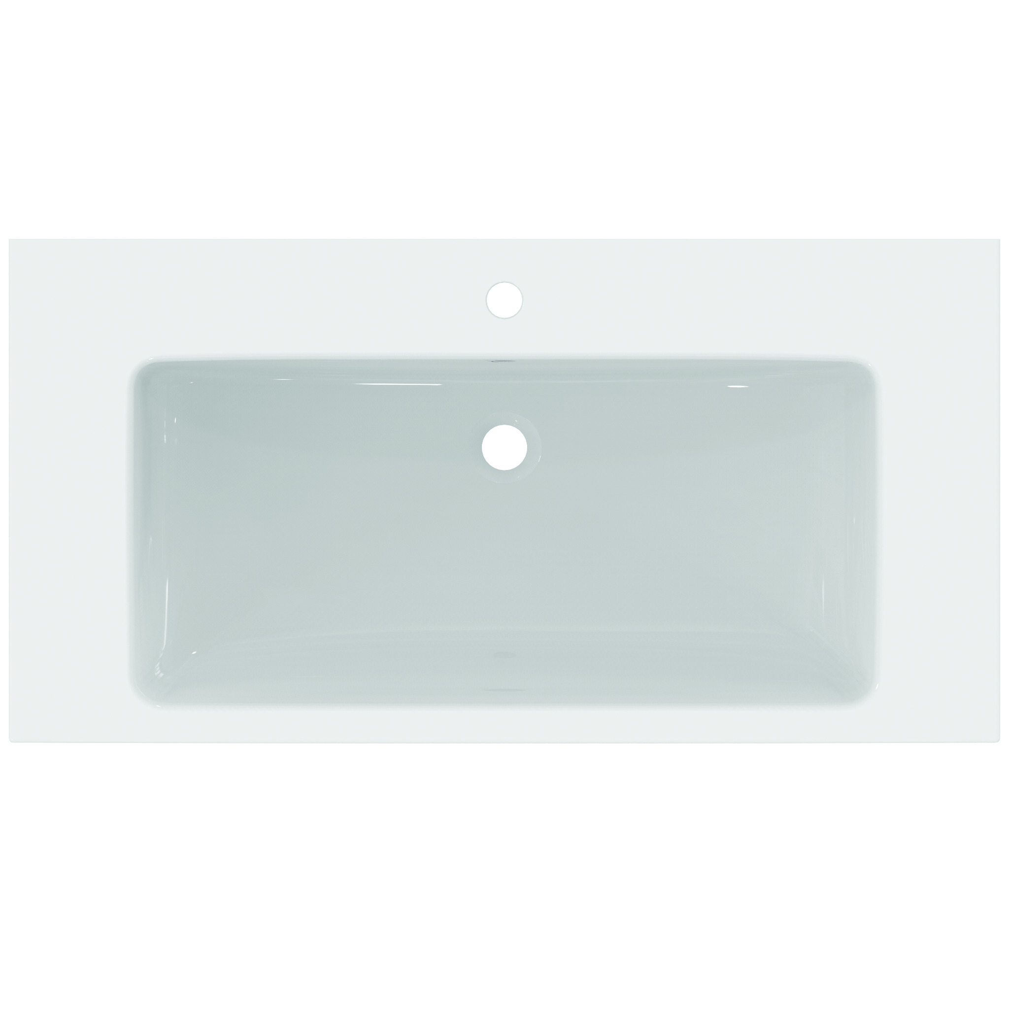 Bild von Ideal Standard Möbelwaschtisch i.life B 1Hl. mit Überlauf 1010x515x180mm Weiss mit IdealPlus, T4603 T4603MA