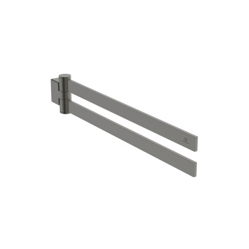Bild von Ideal Standard doppelter Handtuchhalter Conca Cube 447mm Magnetic Grey