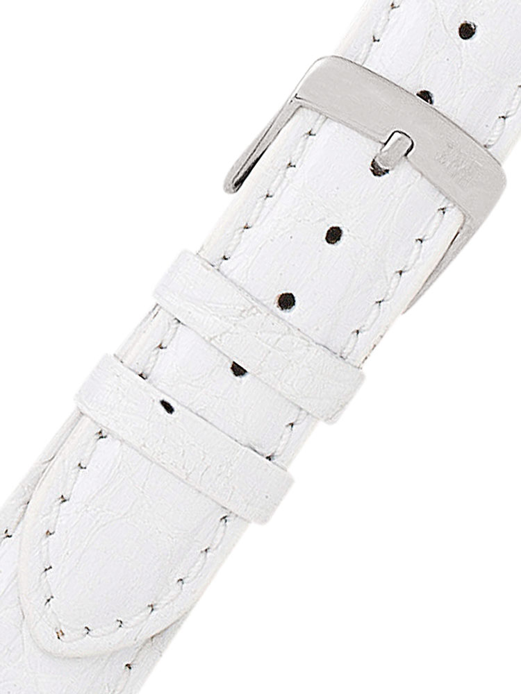 Bild von Morellato A01U0518339017CR18 weisses Alligator Uhrenarmband 18mm