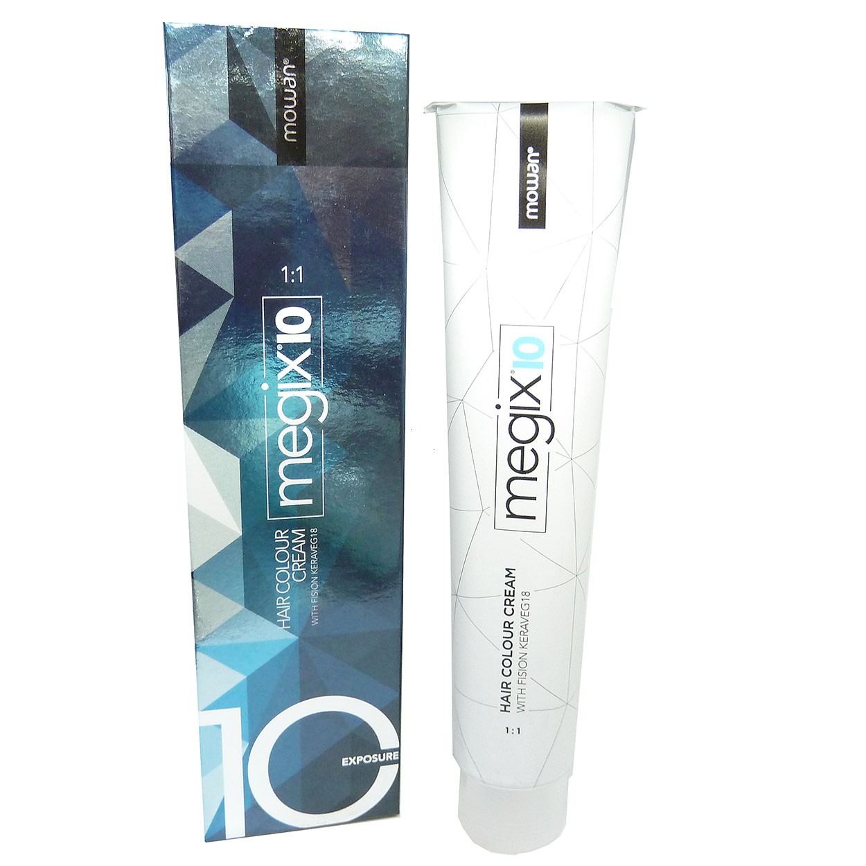Bild von Mowan Megix 10 Hair Colour Cream Permanent Creme Haar Farbe Coloration 100ml - 05.73 Gianduja / Gianduja
