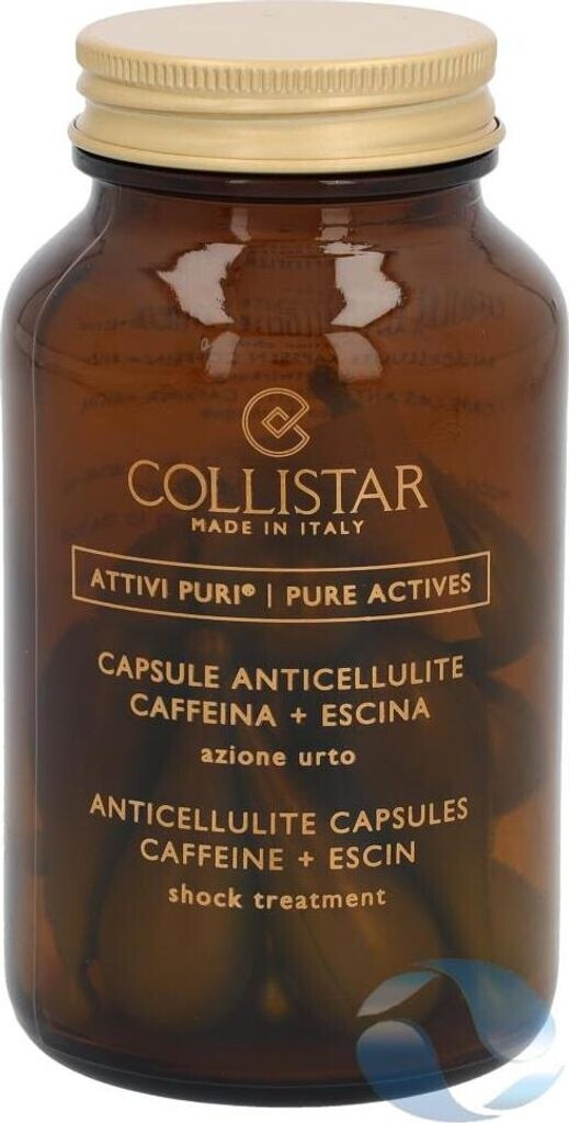 Bild von Collistar Anti-Cellulite-Kapseln mit Koffein+Escin, Einzeldosis-Kapseln zur äußerlichen Anwendung, die das Erscheinungsbild der„Orangenhaut“reduzieren, perfekt für die professionelle Massa