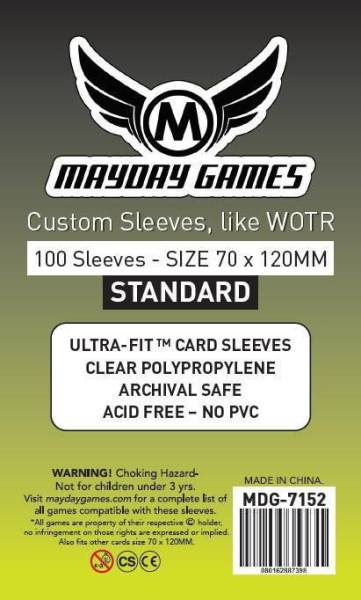 Bild von Custom sleeves like WOTR (100pcs) 71mm x 120mm - 7152