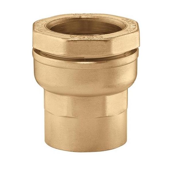 Bild von Caleffi, Rohrverbindungstechnik, Anschlussverschraubung 860 Messing 20 x 1/2" IG (Rohrverschraubung)