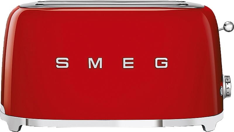 Bild von SMEG Toaster 2-Schlitz lang 50's Style TSF02RDEU, Rot