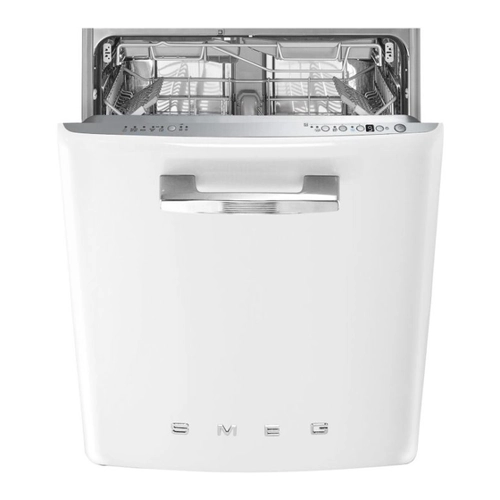 Bild von SMEG Geschirrspüler, 50's Style, Einbau/Unterbau, 60 cm, Maßgedecke: 13, Weiß, B