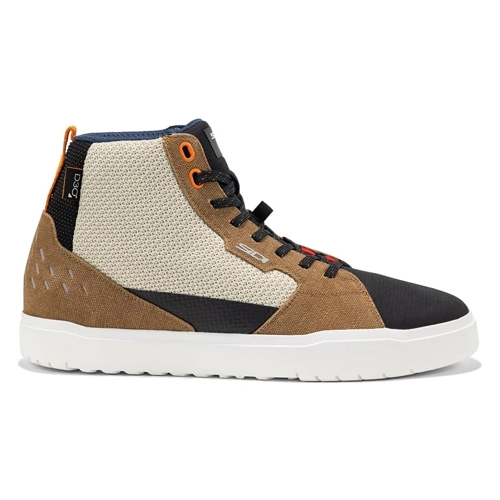 Bild von Sidi Arx Air Castain Bronze Motorradschuhe CE Canvas Leder Fortex D3O Schutz, 45, Sidi Arx Air Motorrad Schuhe, schwarz-braun, Größe 45 für Männer, Sidi Arx Air Motorrad Schuhe, schwarz-braun, Größe 45