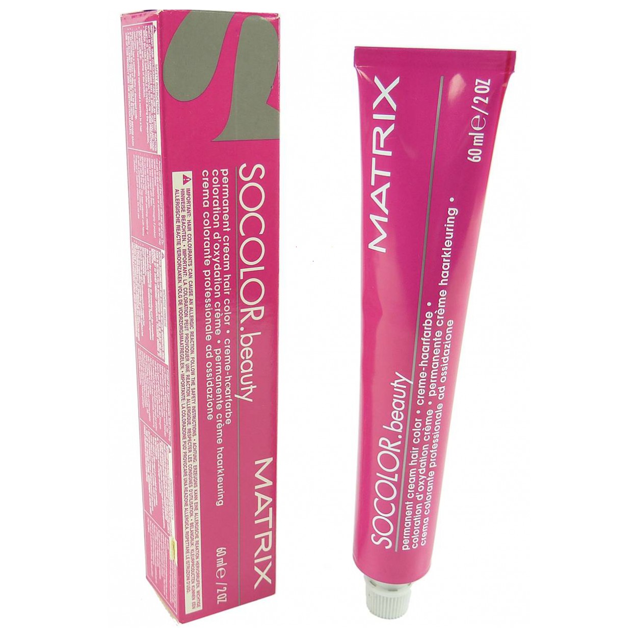 Bild von Matrix SOCOLOR.beauty Permanent Creme Haar Farbe Coloration lang anhaltend 60ml - # 7RV medium blonde red violet